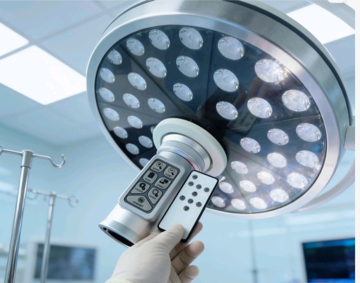 Lampada Scialitica con Telecamera 4K Sony – Focus 25x, Monitor e Telecomando
